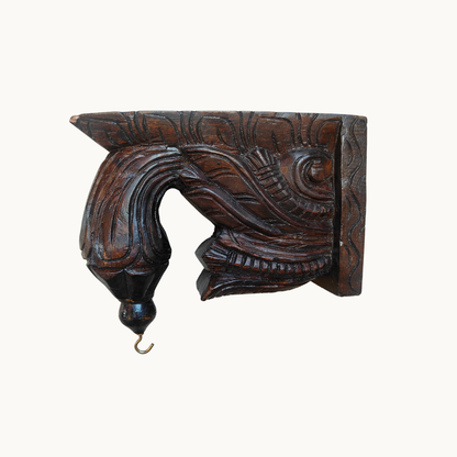 7″ Wooden Wall Bracket – Handcrafted Decorative Shelf