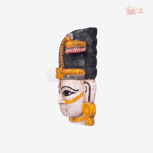 Wooden Lakshmi/Parvati Mask - Multi Color