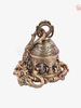 Brass Decorative Wall Hanging Bell With Chain & Hook