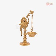 Brass Parrot Design Hanging Lamp