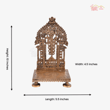 Brass Sheshnag Design Deity Seating Chowki