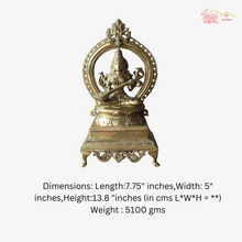 Brass Saraswati with Arch