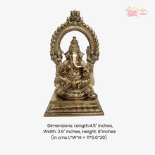 Bronze God Ganesha Prabhawali