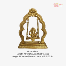 Brass Arch Swing Ganesha