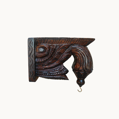 7″ Wooden Wall Bracket – Handcrafted Decorative Shelf