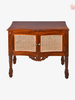 Teak Wood Cabinet Rattan