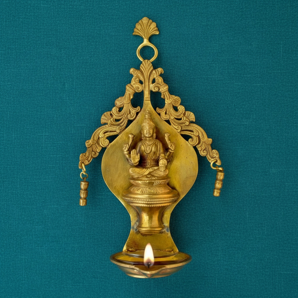 Thar Arts And Furniture - Wall hanging laxmi deepam