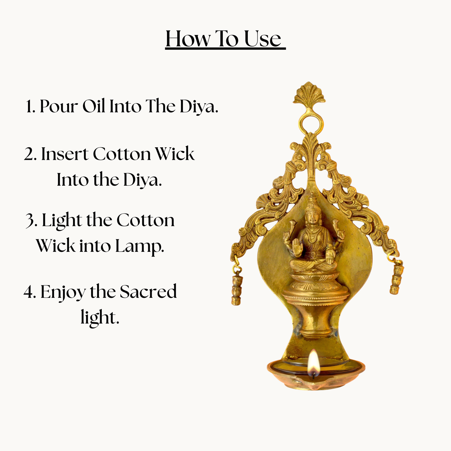 Thar Arts And Furniture - Wall hanging laxmi deepam