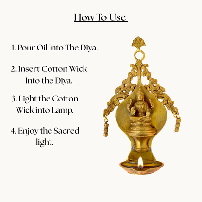 Thar Arts And Furniture - Wall hanging laxmi deepam