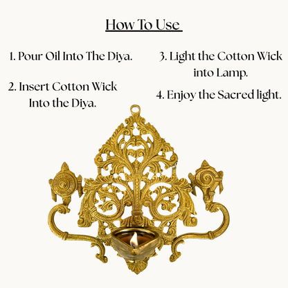 Thar Arts And Furniture - Wall Hanging Deepam