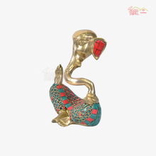 Brass Trunk Abstract Idol Of Ganesha