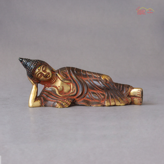 Brass Relaxing Buddha