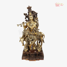 Brass Krishna Statue