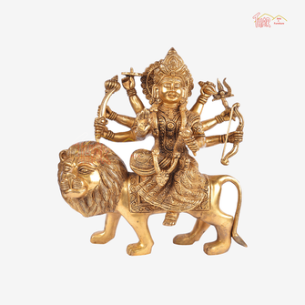 Brass Durga Statue