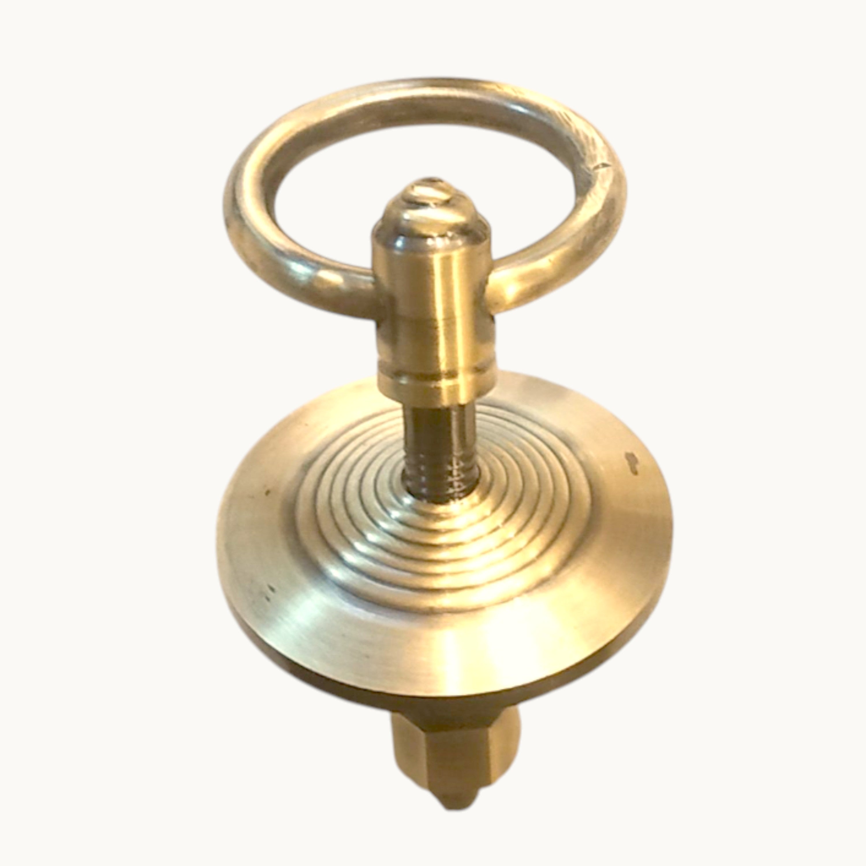 Solid Brass Swing Chain – 12″ Spindle Link Design with Peacock