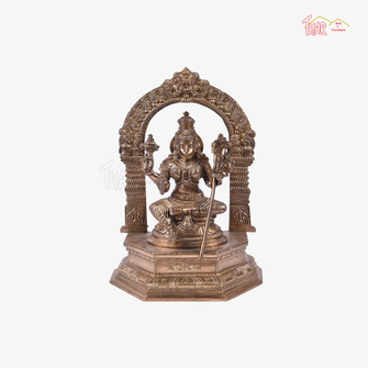 Bronze Rajarajeshwari Idol