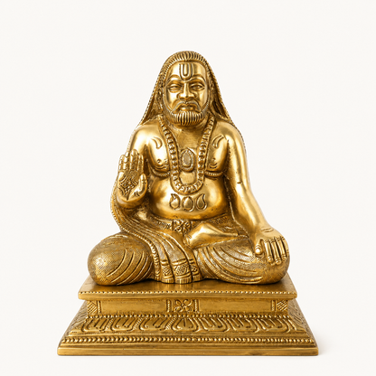 Brass Raghvendra Statue – Spiritual Raghvendra Idol