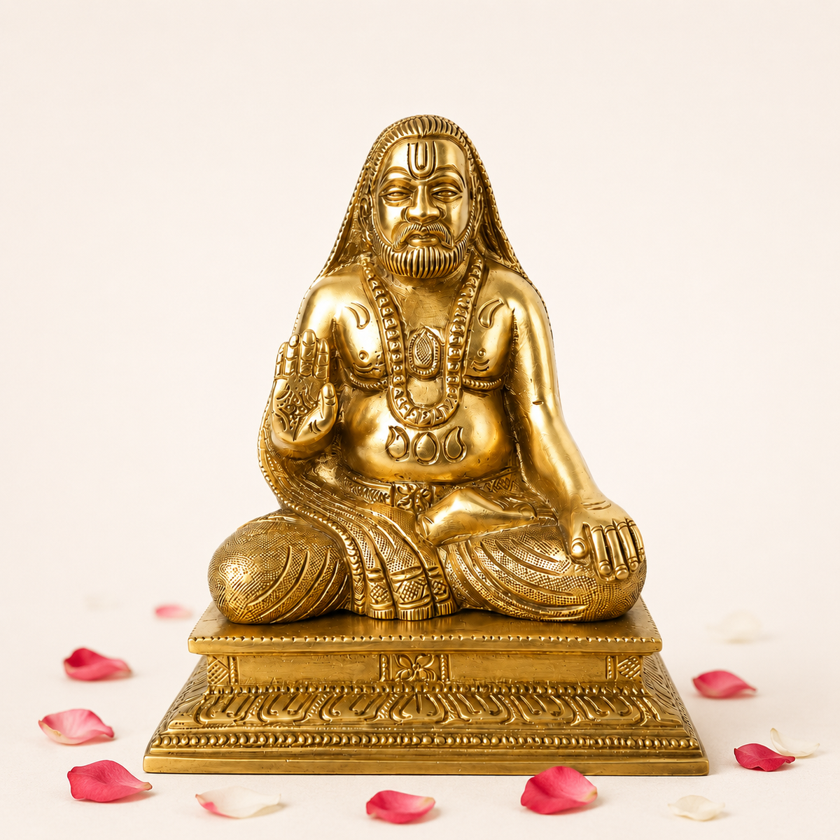 Brass Raghvendra Statue – Spiritual Raghvendra Idol