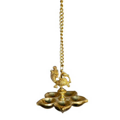 Thar Arts And Furniture - Brass Super Fine Hanging Bird Lamp