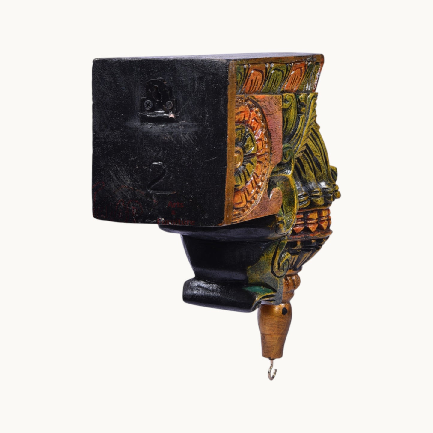Thar Arts And Furniture - 12" Wooden  Painted Bracket