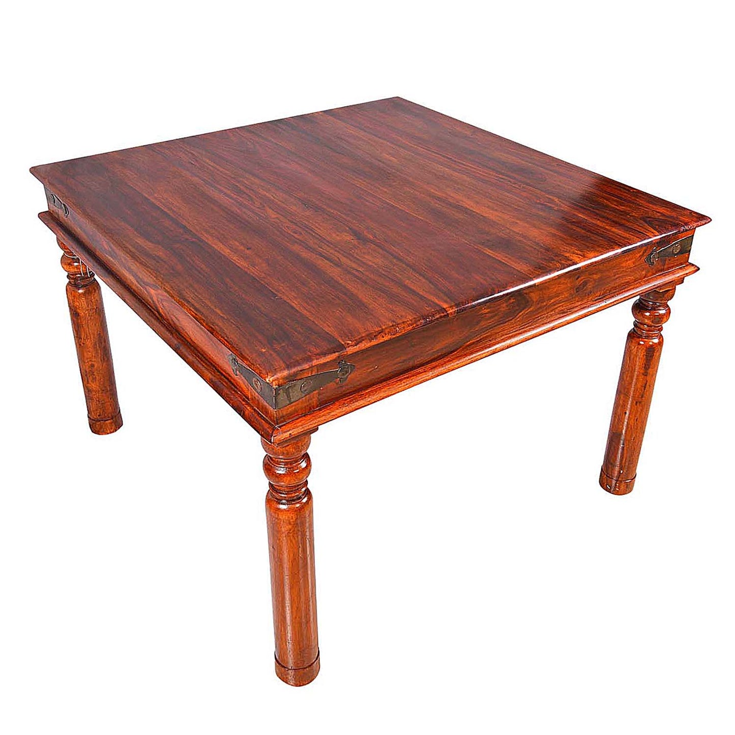 Solid Sheesham Wood Dining Table Set – 4 Seater | Classic Turned-Leg Design | Thar Arts & Furniture