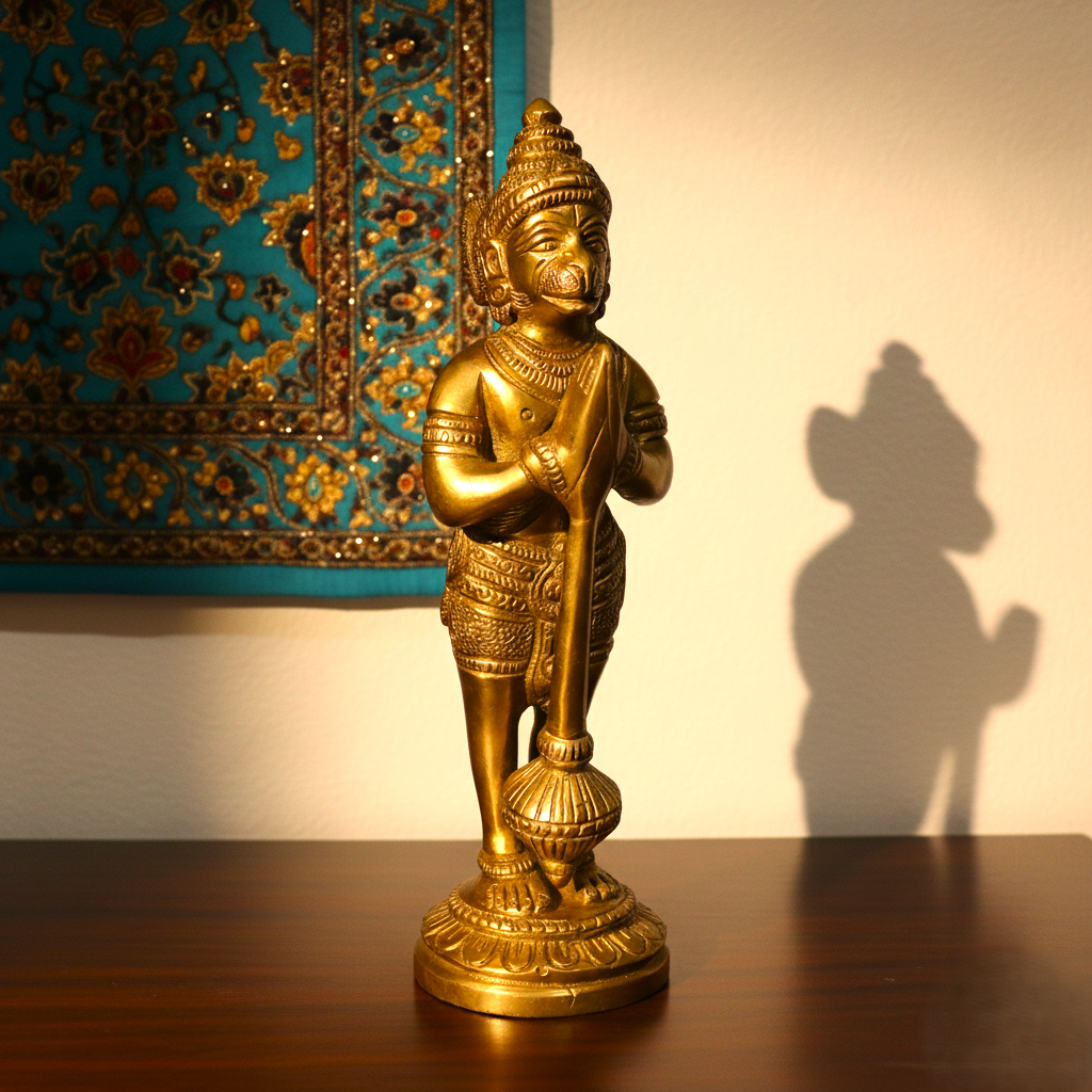 Thar Arts And Furniture - Brass Hanuman Idol