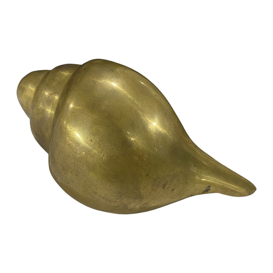 Thar Arts 100% Pure Brass Decorative Pooja Shankh – Handcrafted Conch Shell for Rituals