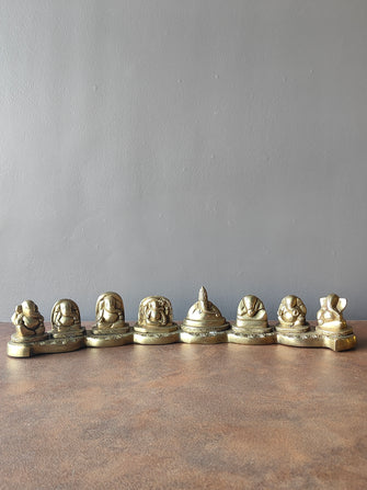 Thar Arts And Furniture - Brass Ashata Ganehsa Idols