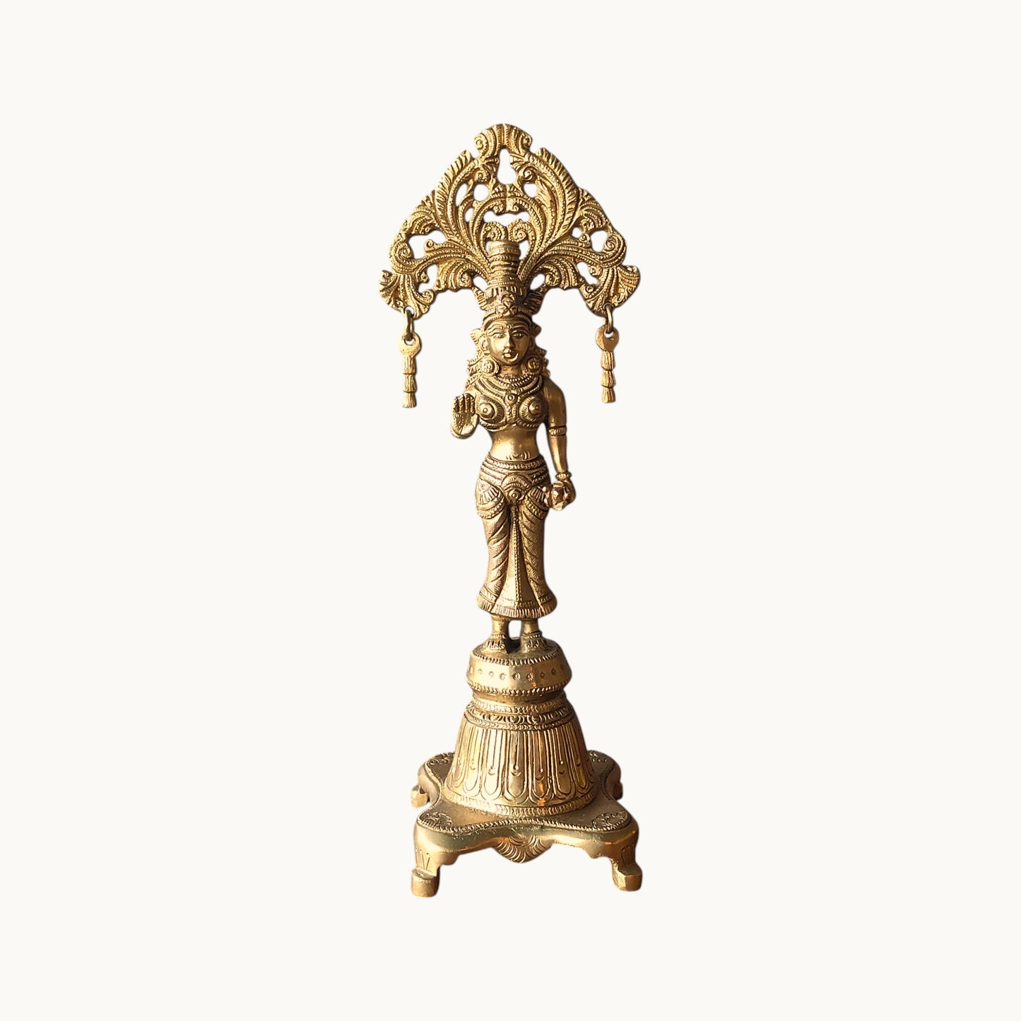 Thar Arts And Furniture - Brass Radha Statue