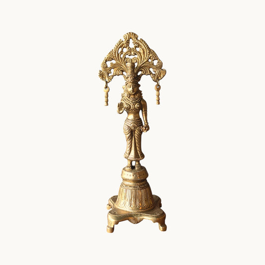 Thar Arts And Furniture - Brass Radha Statue