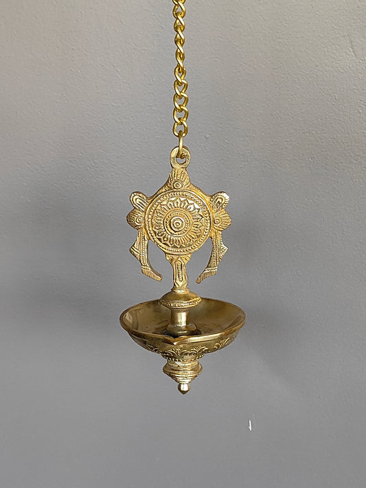 Thar Arts And Furniture - Shanka-Chakara hanging lamp