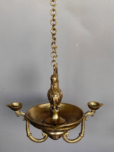 Thar Arts And Furniture - Brass Standing Hamsha Hanging Lamp