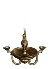 Thar Arts And Furniture - Brass Standing Hamsha Hanging Lamp