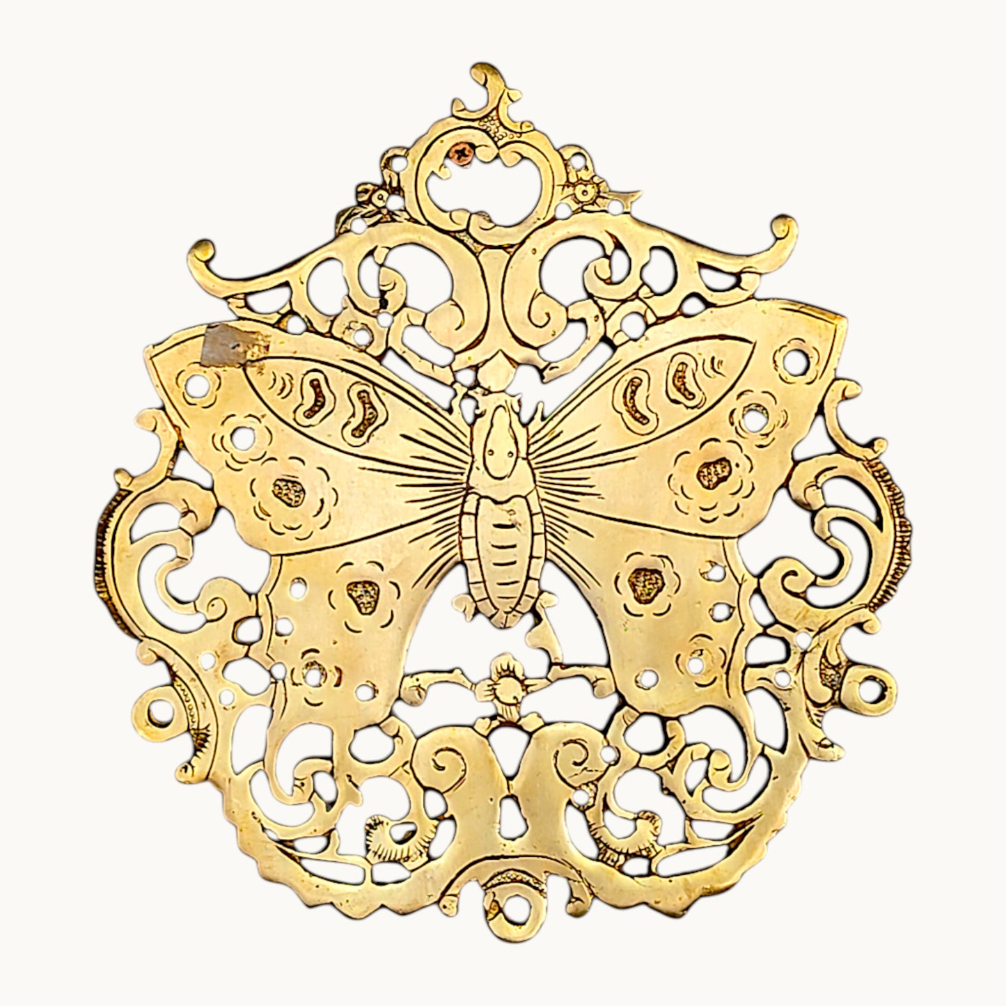 Thar Arts And Furniture - Brass Butterfly Wall Panel Set of Three