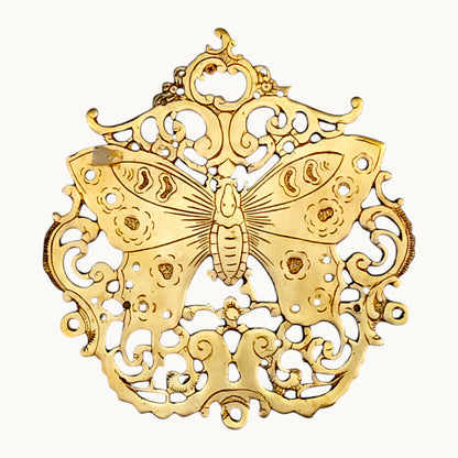 Thar Arts And Furniture - Brass Butterfly Wall Panel Set of Three