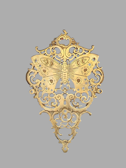 Thar Arts And Furniture - Brass Butterfly Wall Panel Set of Three