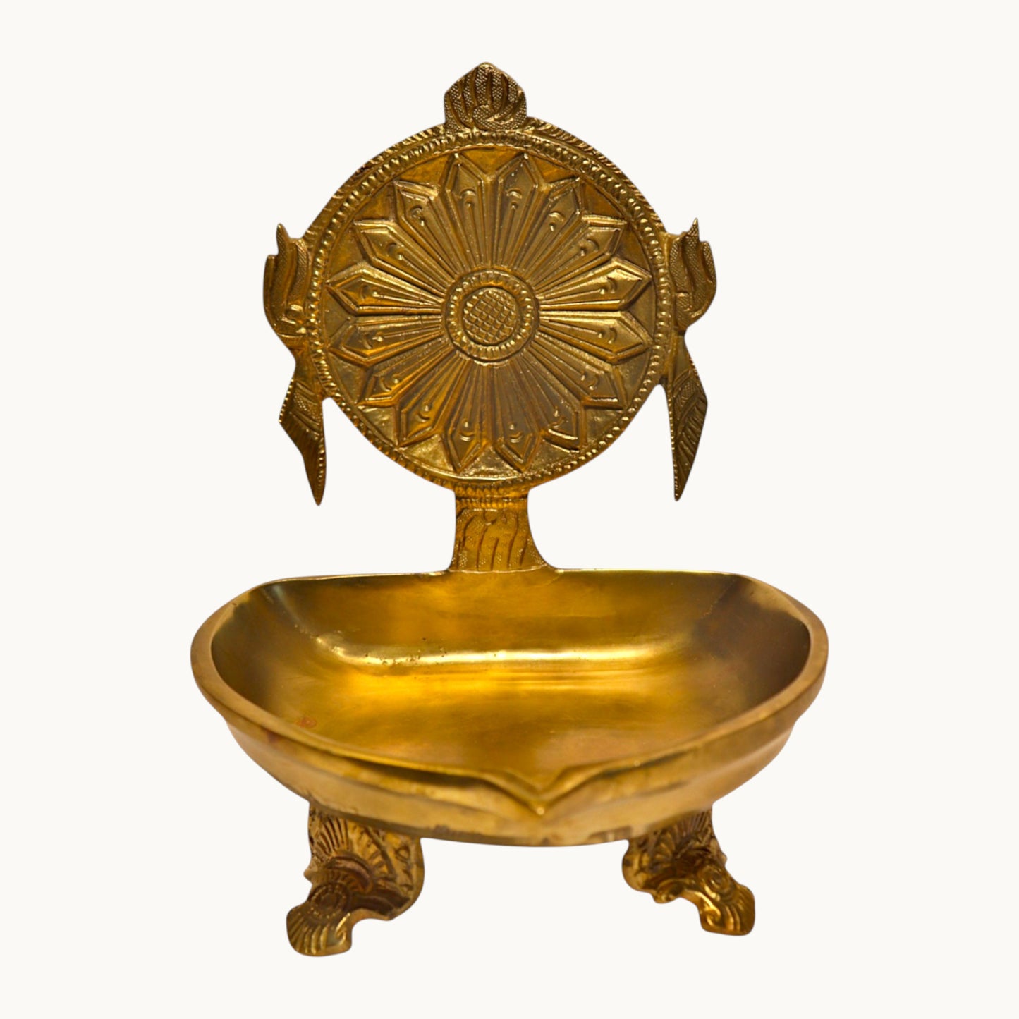 Thar Arts And Furniture - Brass Chakra Lamp