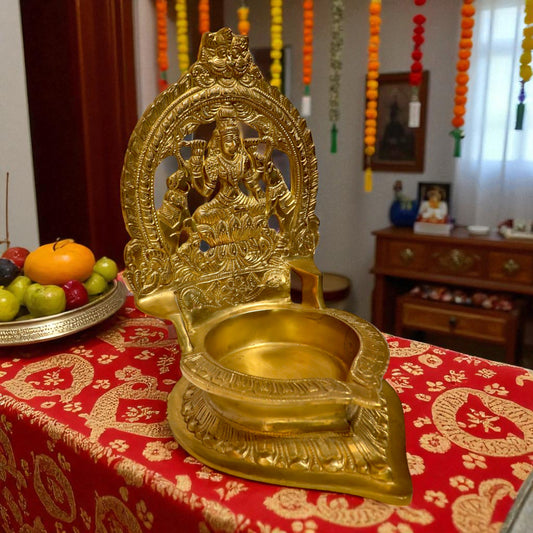 Thar Arts And Furniture - Brass Gajalakshmi Deepak Big