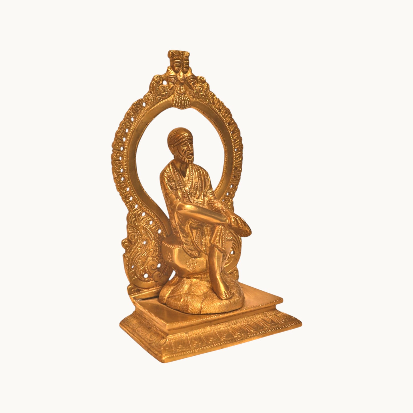 Thar Arts And Furniture - Brass Saibaba Statue