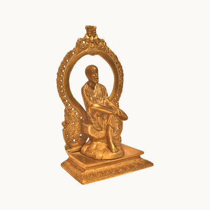 Thar Arts And Furniture - Brass Saibaba Statue