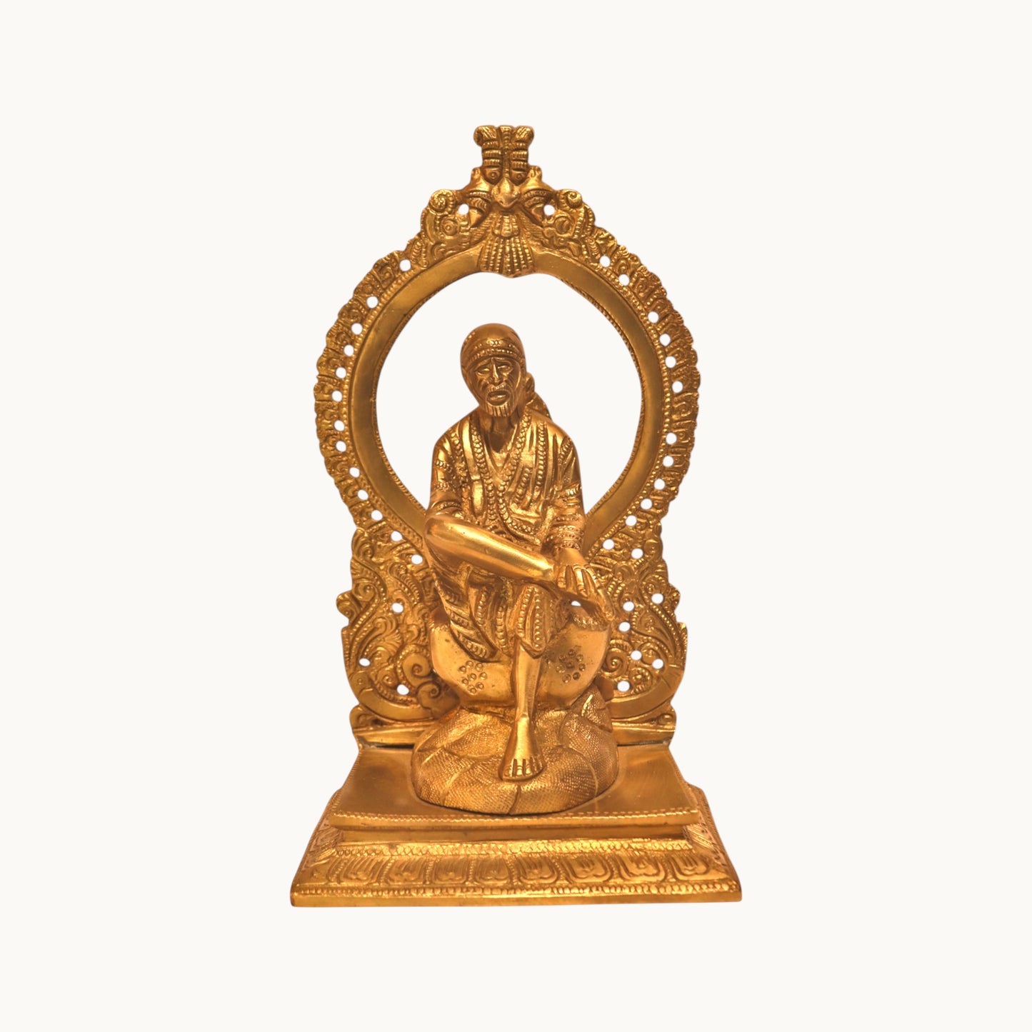 Thar Arts And Furniture - Brass Saibaba Statue