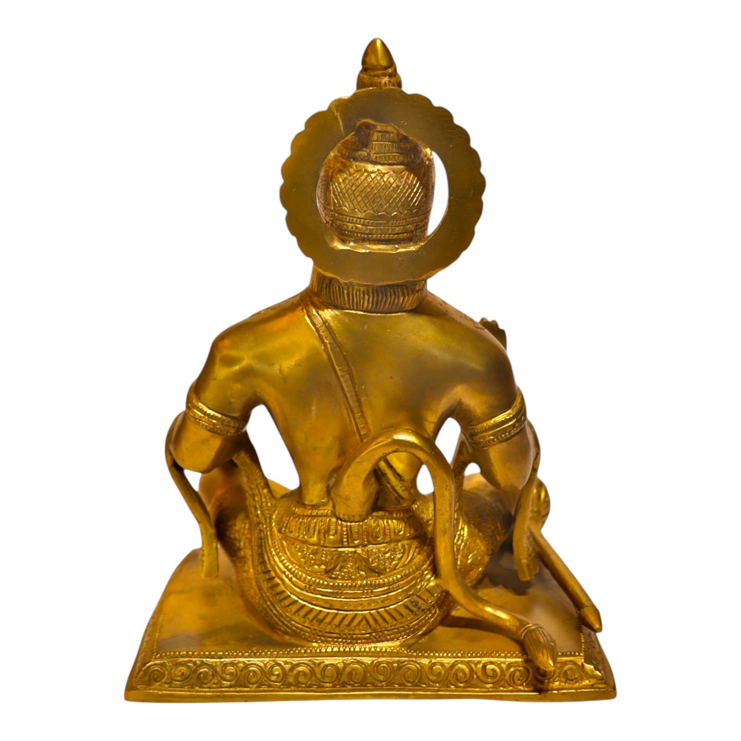 Thar Arts And Furniture - Brass Hanuman Idol in Blessing Pose – Handcrafted Murti for Pooja Room & Spiritual Décor