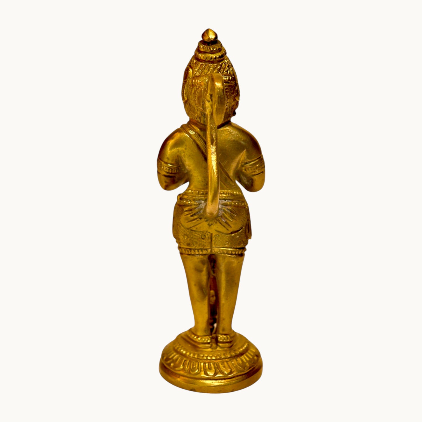 Thar Arts And Furniture - Brass Hanuman Idol | Small Standing Statue for Pooja Room, Temple & Home Décor