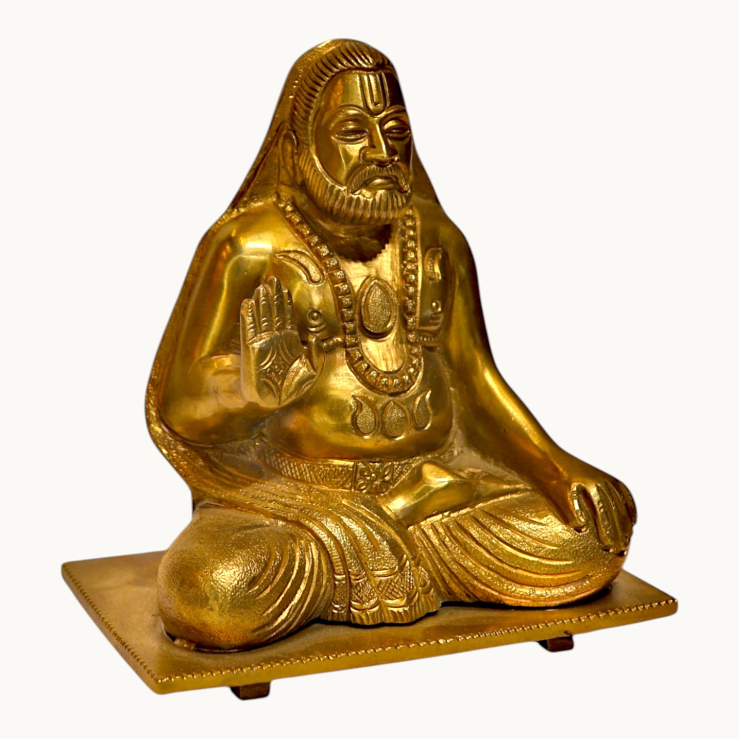 Thar Arts And Furniture - Bronze Raghvendra Statue