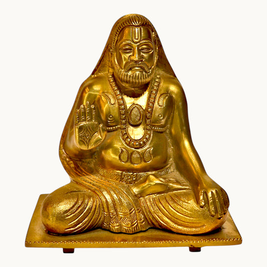 Thar Arts And Furniture - Bronze Raghvendra Statue