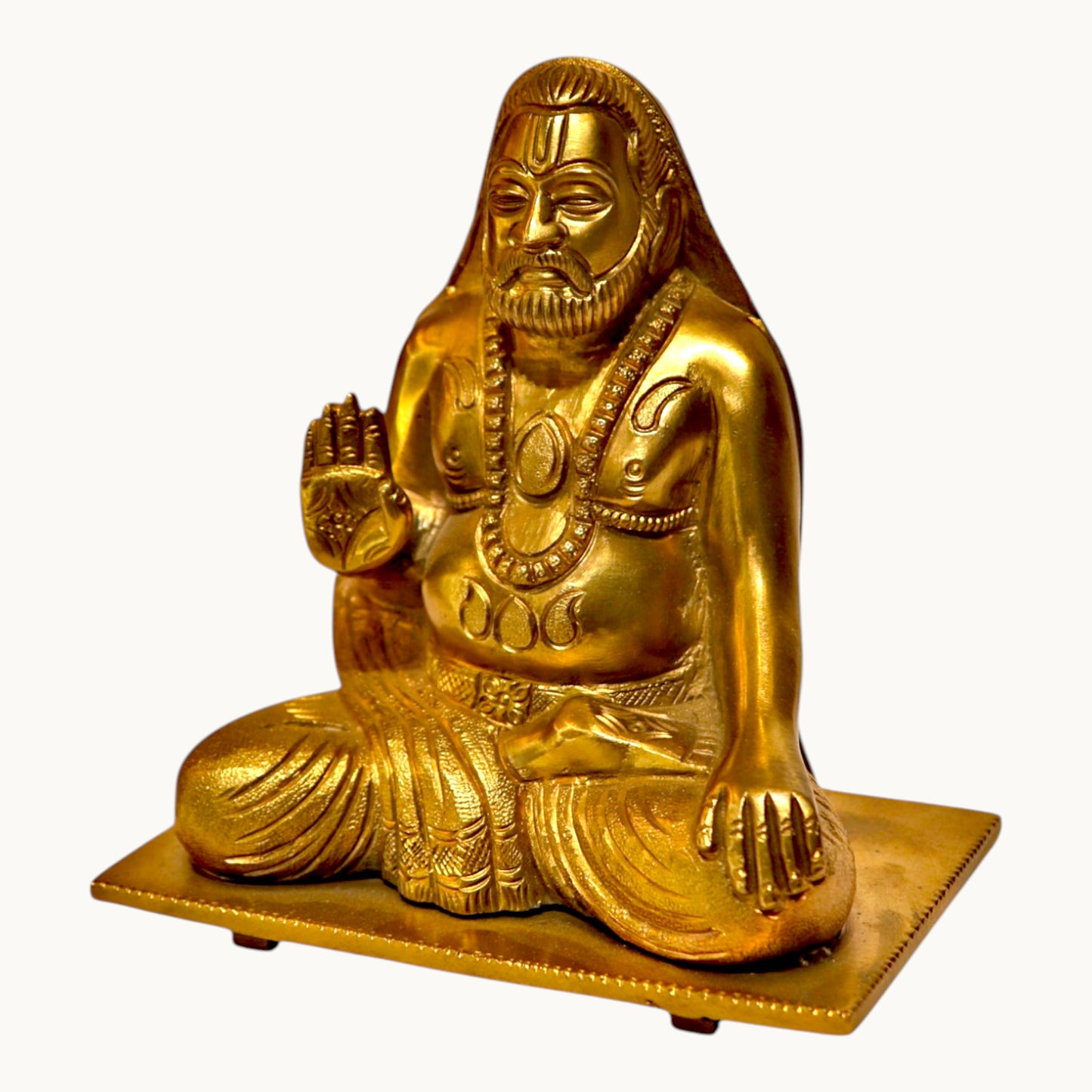 Thar Arts And Furniture - Bronze Raghvendra Statue