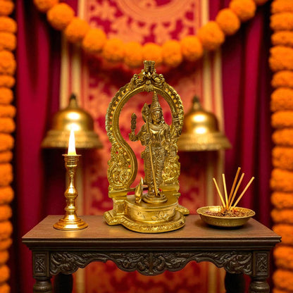 Thar Arts and Furniture- Murgan With Prabhawali