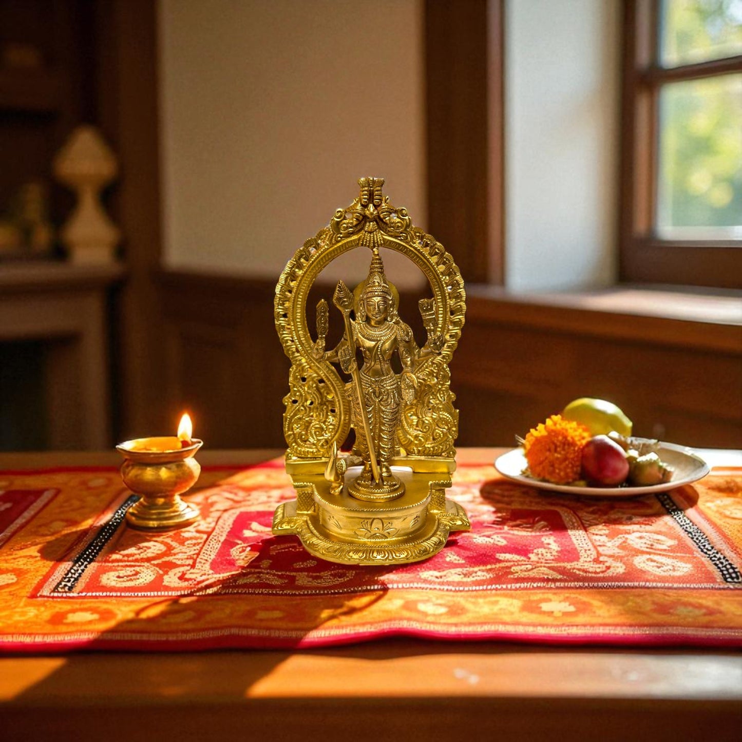 Thar Arts and Furniture- Murgan With Prabhawali