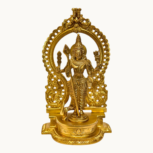 Thar Arts and Furniture- Murgan With Prabhawali