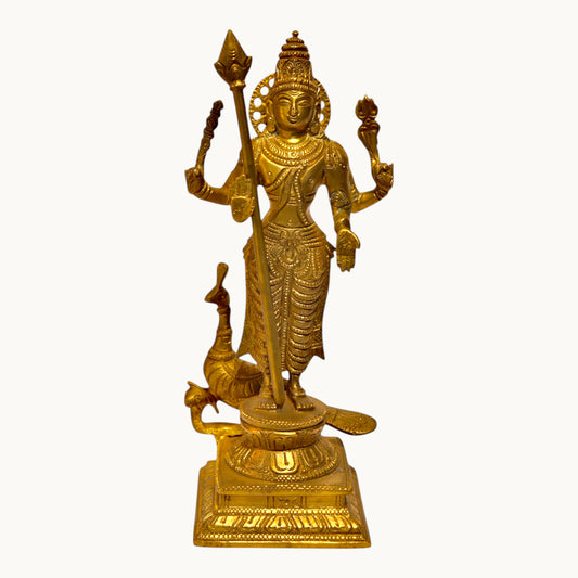 Thar Arts And Furniture - Brass Murgan Idols